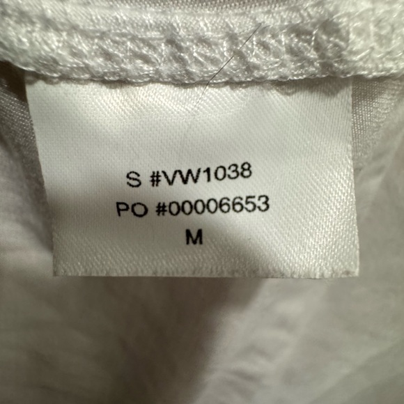 Vuori Long Sleeve Lux Crew Tee in White Sz M - Picture 6 of 6